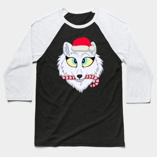 Snow Fox Baseball T-Shirt